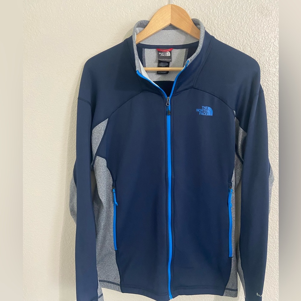 The North Face Concavo Full-Zip Jacket- Blue/Grey